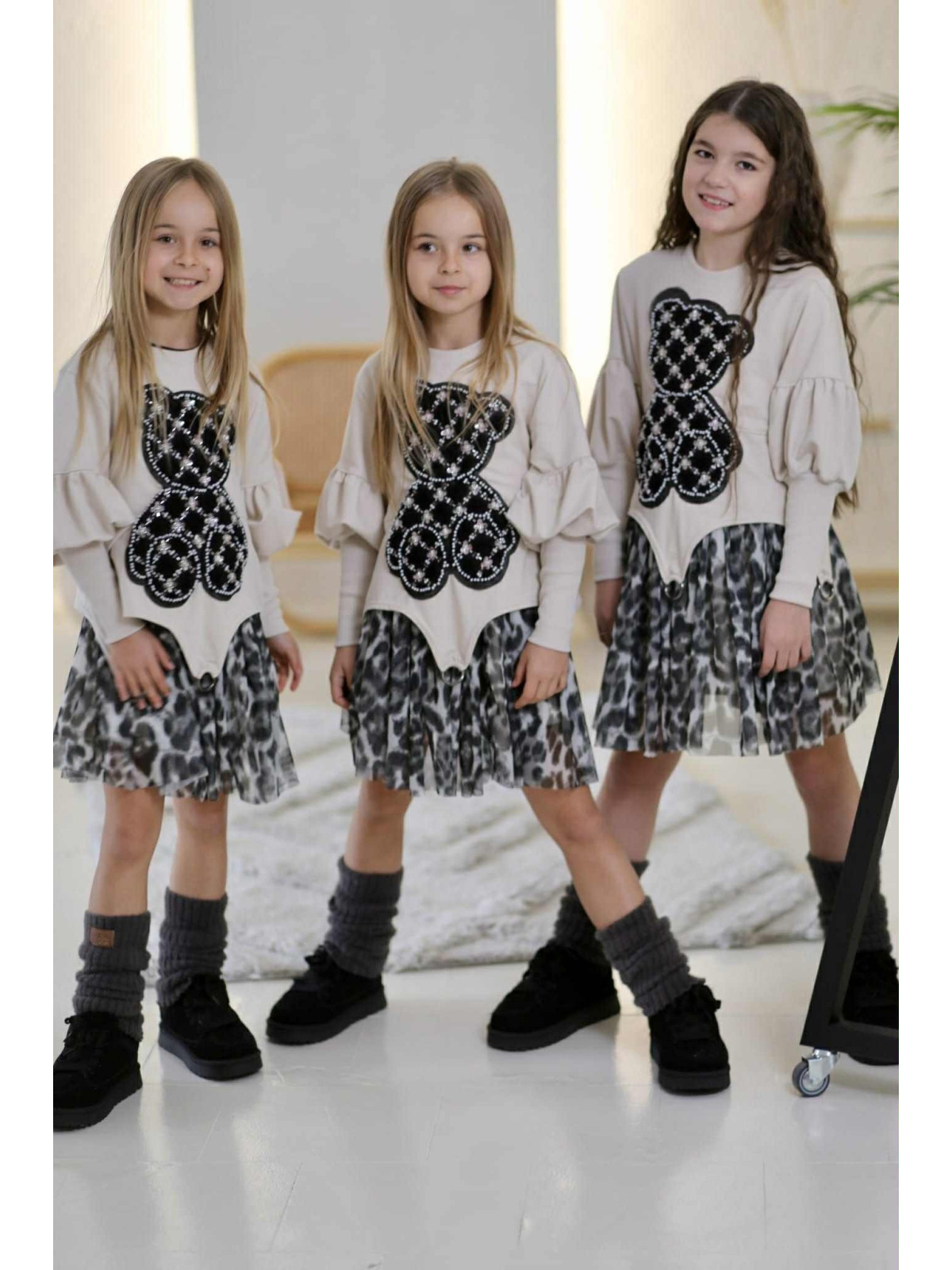 Grafitowe ocieplacze Qba Kids