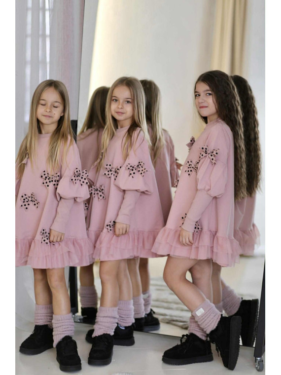 Różowe ocieplacze Qba Kids